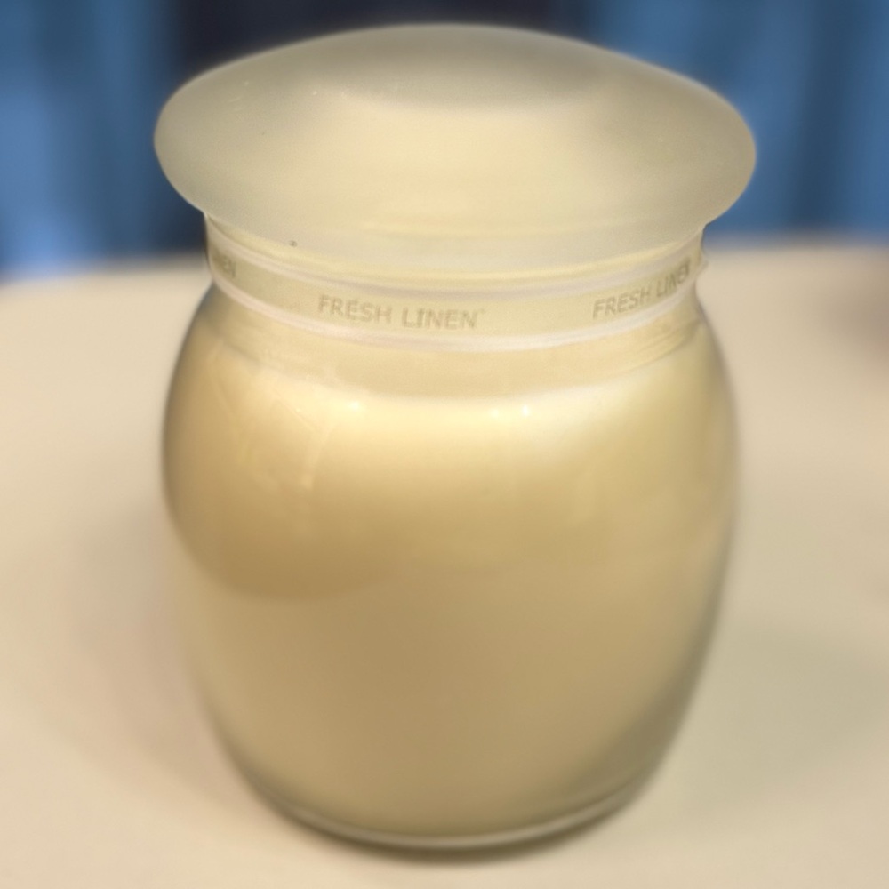White Barn Fresh Linen Jar Candle 15oz | Vintage | Never Burned